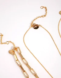 Gold Jingle Layered Necklace