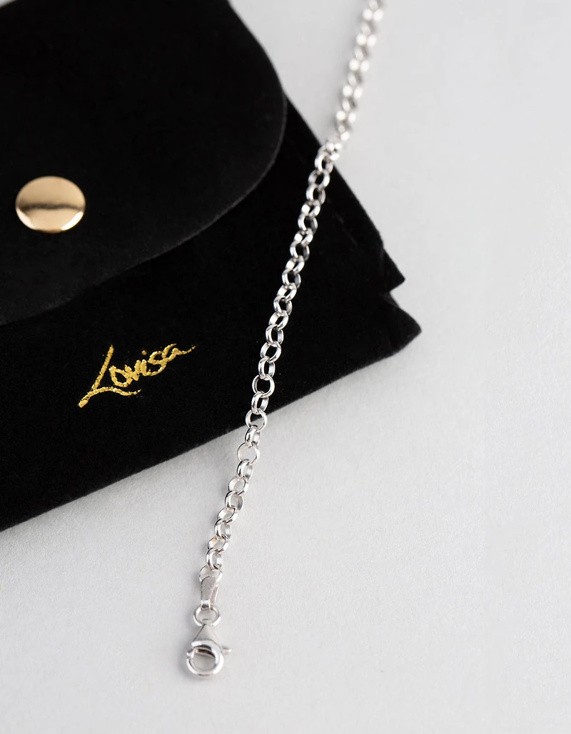 Sterling Silver Rolo Chain Bracelet