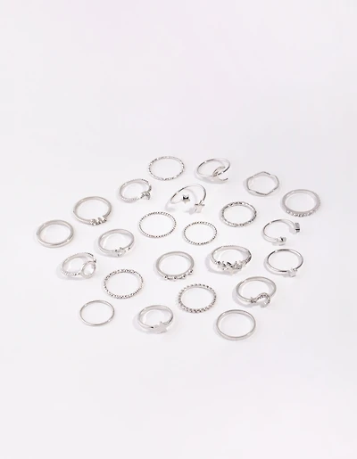 Silver Celestial Ring 24-Pack