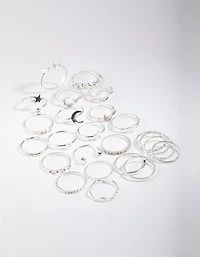 Silver Celestial Ring 24-Pack