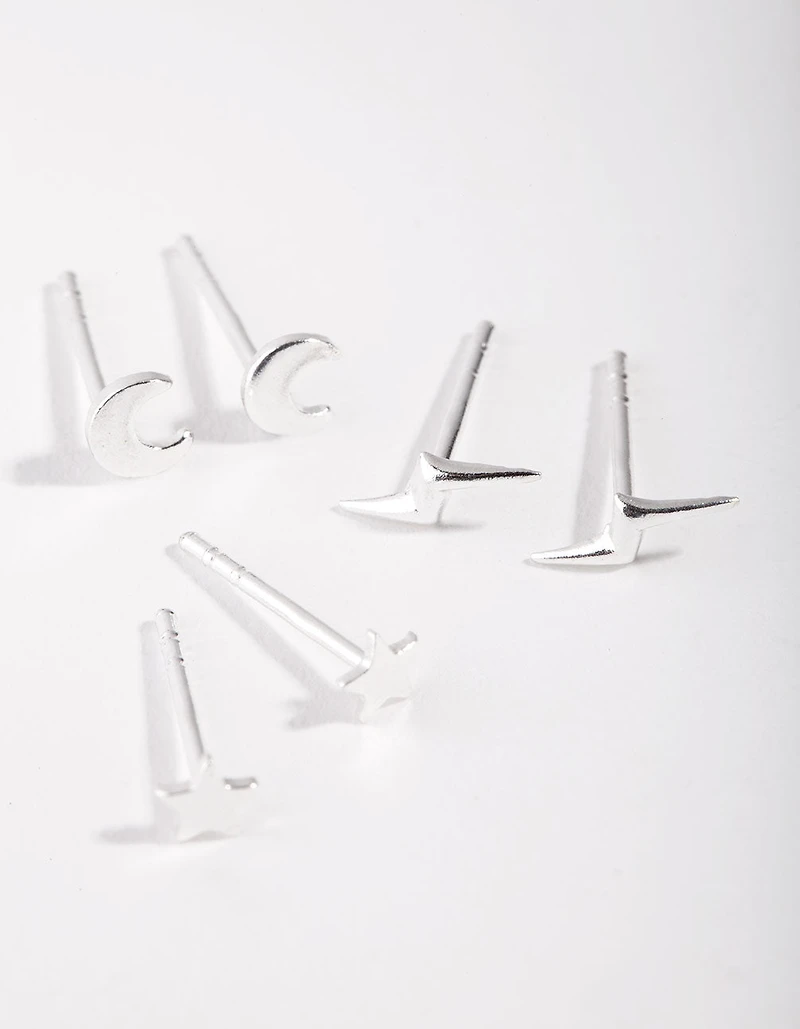 Boucle d’oreille Night Sky Pack en argent sterling