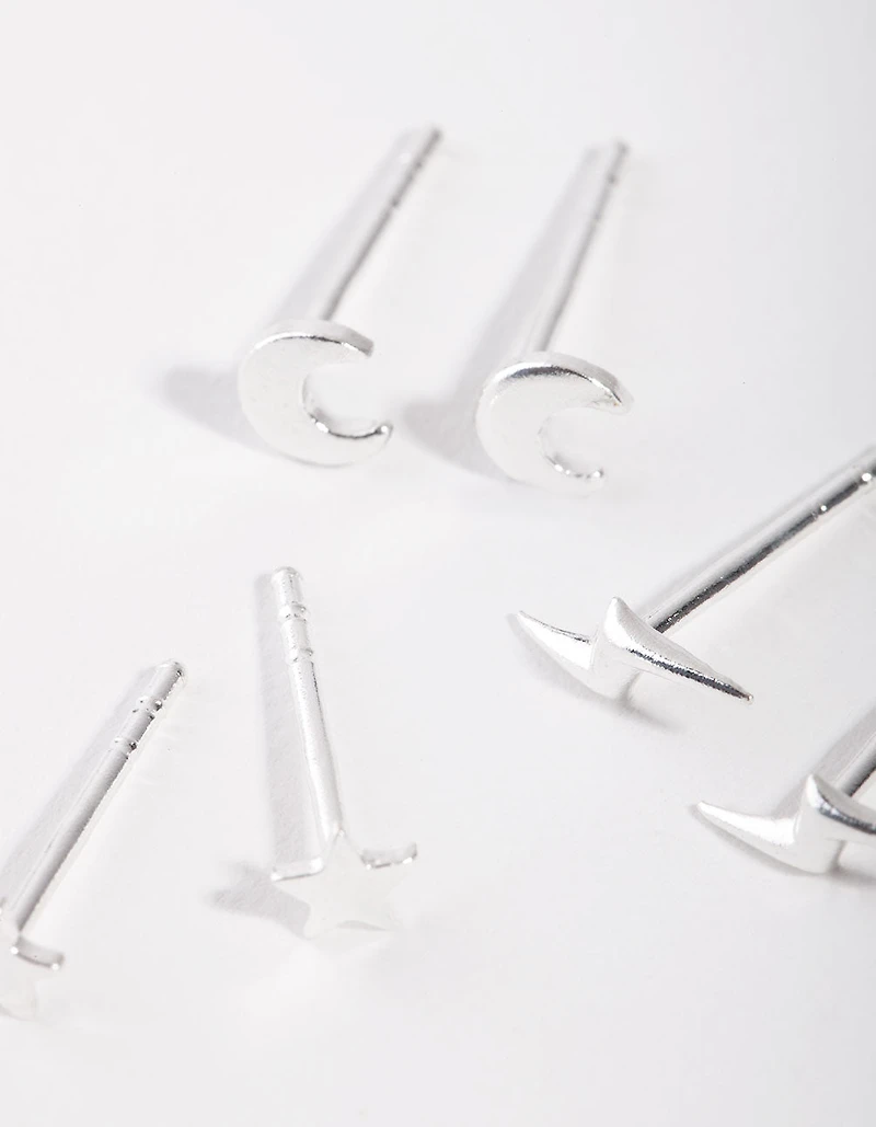 Boucle d’oreille Night Sky Pack en argent sterling
