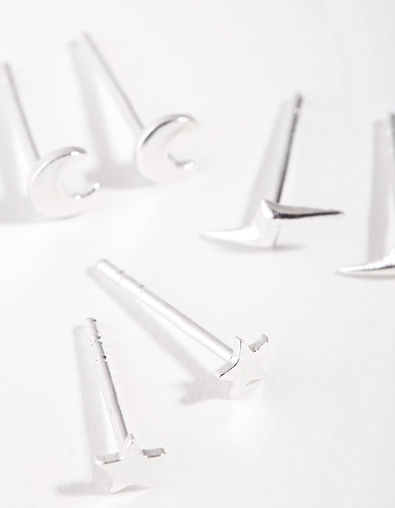 Boucle d’oreille Night Sky Pack en argent sterling