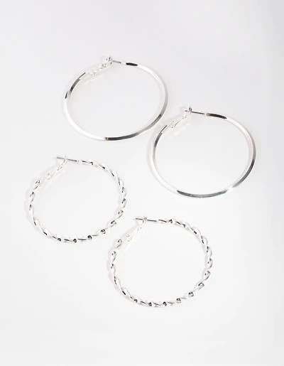 Silver Ultimate Pack Hoop Earring