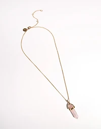 Gold Plated Shard Necklace