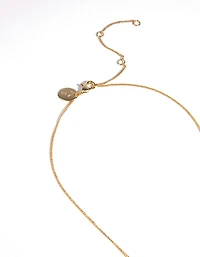 Gold Plated Shard Necklace