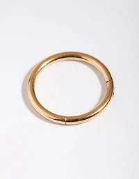 Titanium Gold 10mm Clicker Ring