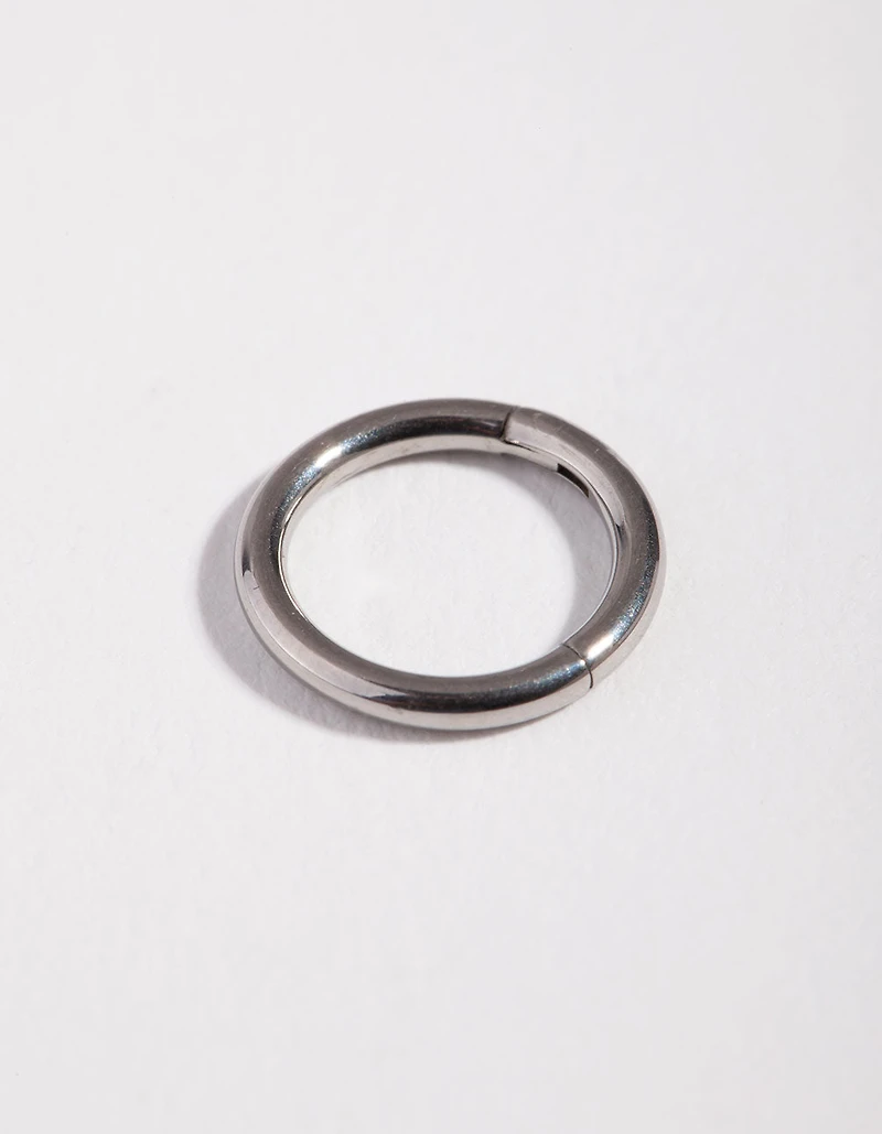 Titanium 7mm Clicker Ring