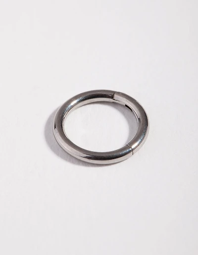 Titanium 7mm Clicker Ring