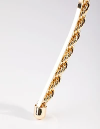 Gold Twist Rope Headband