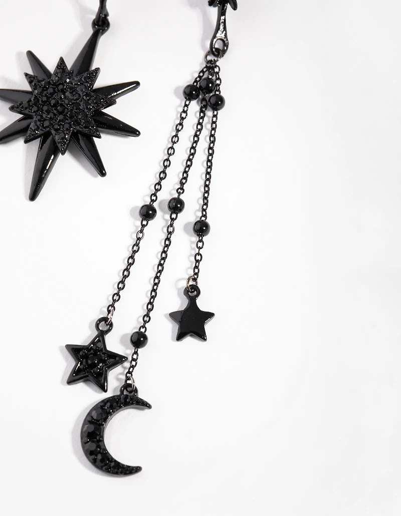 Matte Mismatch Celestial Earrings