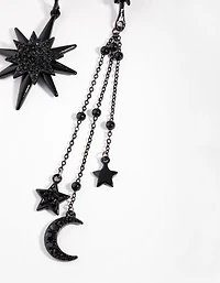 Matte Mismatch Celestial Earrings