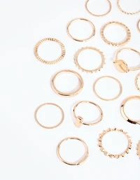 Gold Geometric Ring 24-Pack