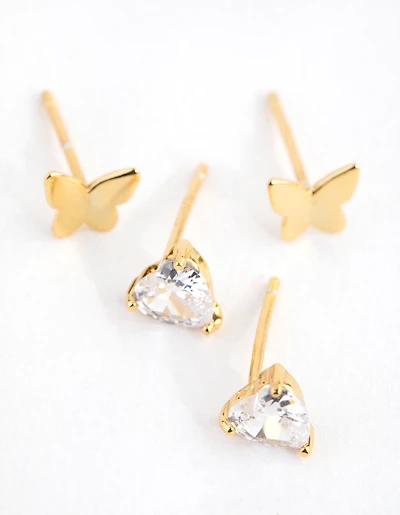 Boucle d’oreille Butterfly Pack Butterfly Pack en argent sterling