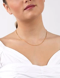Gold Plated Sterling Silver Mariner Necklace