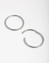 Surgical Steel Fine 10mm Sleeper Earrings