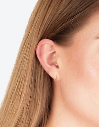 24 Carat Gold Plated Surgical Steel 8mm Sleeper Earrings