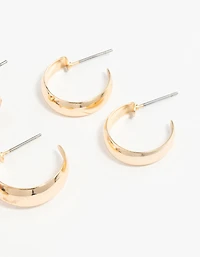Gold Chubby Pack Hoops