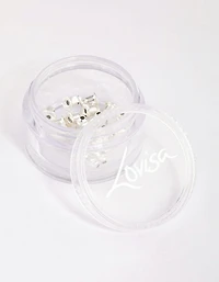 Silver Earring Backs 16-Pack
