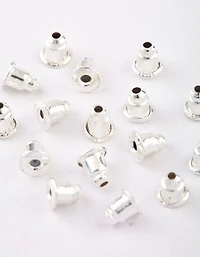 Silver Earring Backs 16-Pack