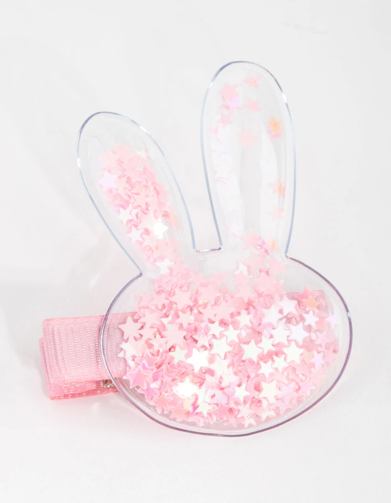 Kids Plastic Shaker Bunny Pack Clip