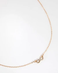 Gold Diamante Infinity Necklace