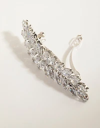 Navette Crystal Laurel Clip