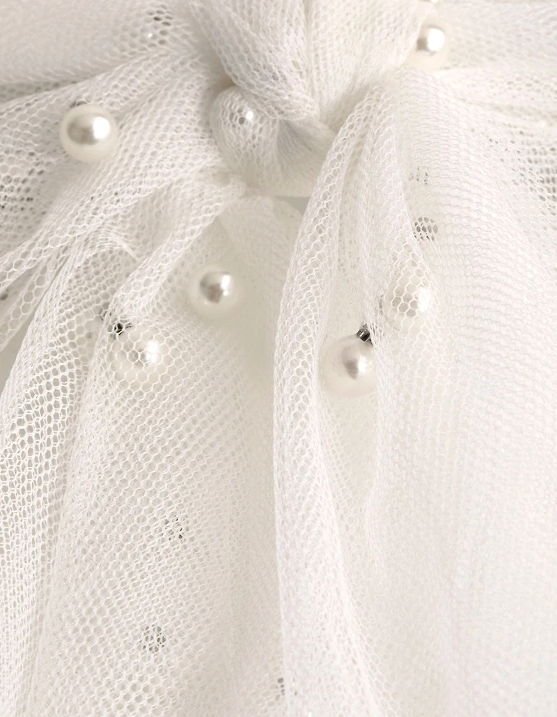 Clip d’arc en maille Pearl Detail