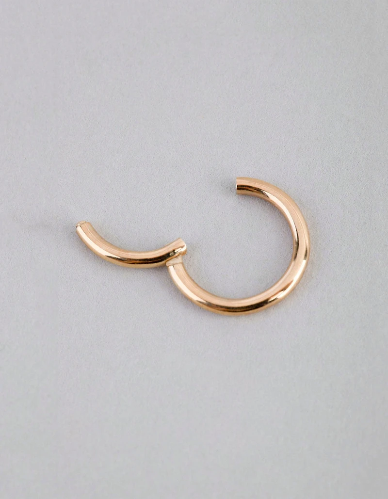 9ct Gold Polished 6mm Clicker Ring