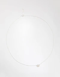 Sterling Silver Lotus Necklace