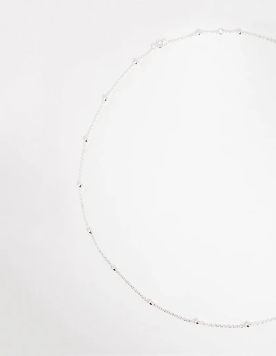 Sterling Silver Ball Chain Necklace