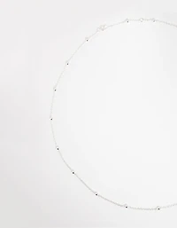 Sterling Silver Ball Chain Necklace