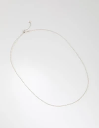 Sterling Silver Twist Chain Necklace