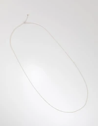 Sterling Silver Twist Chain Necklace