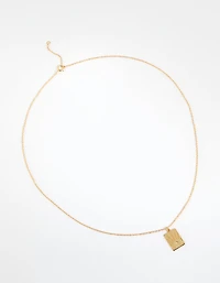 Gold Plated Sterling Silver Tarot Necklace