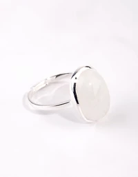 Sterling Silver Semi Precious Ring