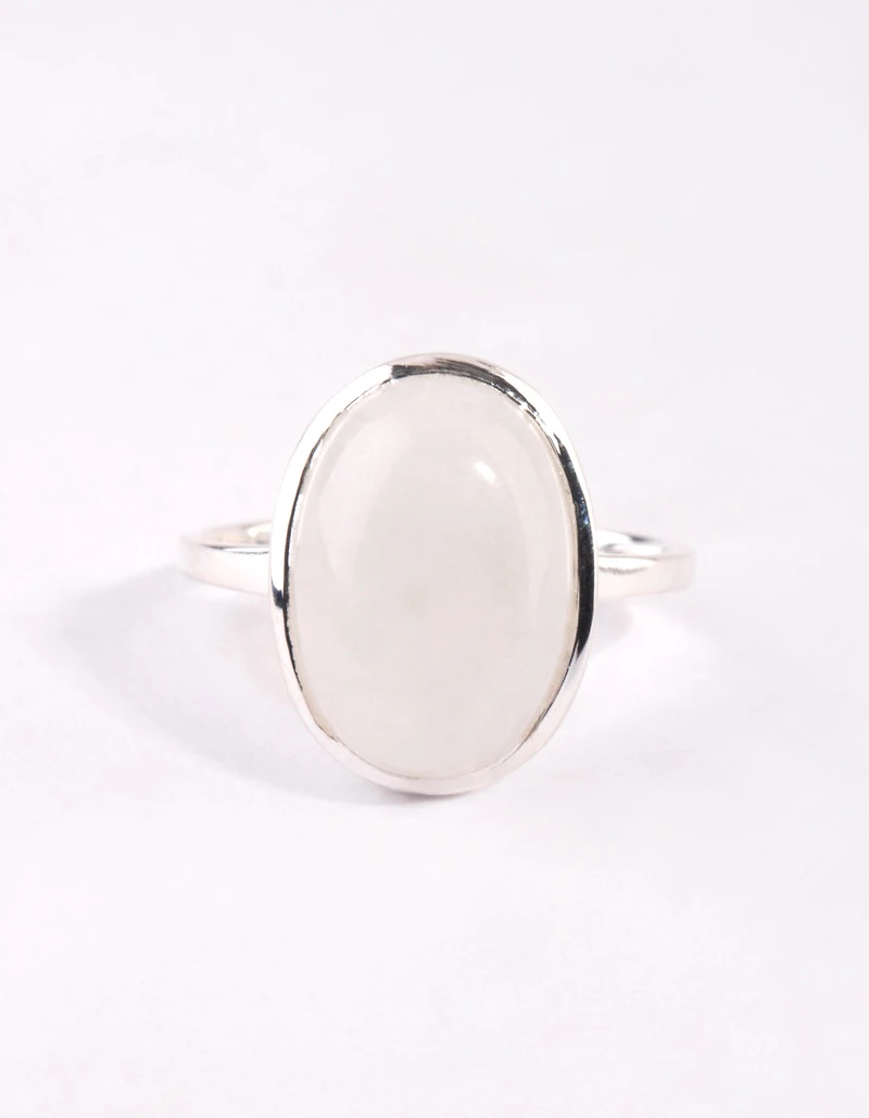 Sterling Silver Semi Precious Ring