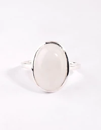 Sterling Silver Semi Precious Ring