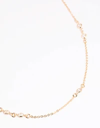 Gold Cubic Zirconia Waist Chain