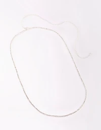 Silver Diamante Waist Chain
