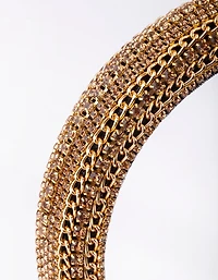 Diamante & Chain Alice Band