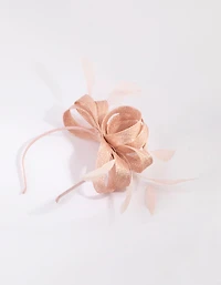 Metallic Feather Alice Band