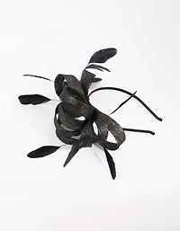 Metallic Feather Alice Band