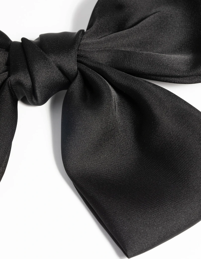 Black Bow Clip