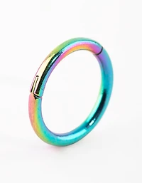Mixed Surgical Steel Rainbow Clicker