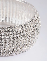 Silver Statement Cup Chain Bracelet