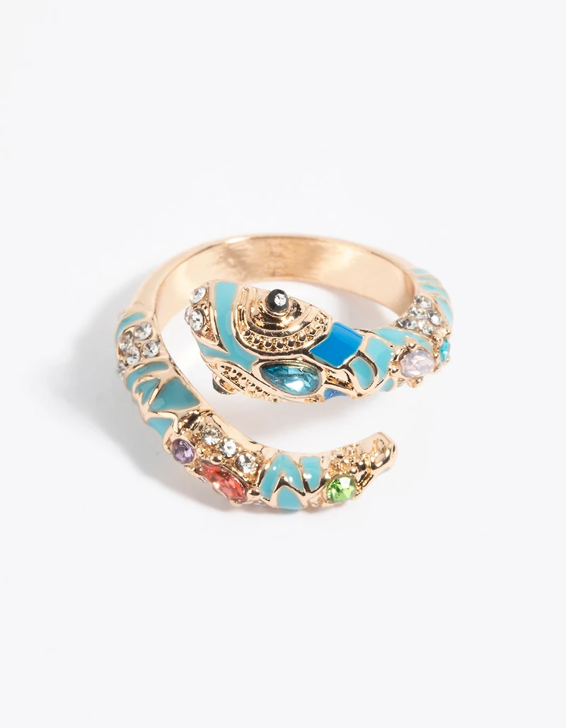 Gold Snake Ring