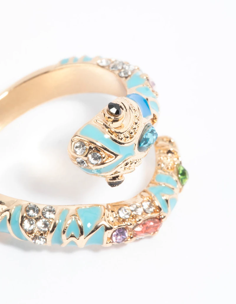 Gold Snake Ring