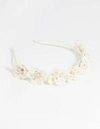 Flower & Pearl Headband