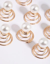 Gold Pearl Hair Screw Pack